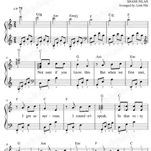 Beautiful In White Sheet Piano – Nét Đẹp Tinh Khôi Và Thanh Lịch