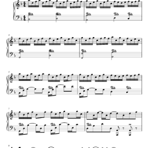 Cause I Love You Sheet Piano Chuẩn Dễ Chơi