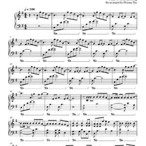 Haru Haru Piano Sheet Easy Cho Người Mới