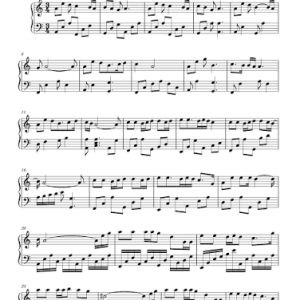 Nhắm Mắt Thấy Mùa Hè Piano Sheet Ngắn Gọn, Dễ Chơi Và Dễ Tập