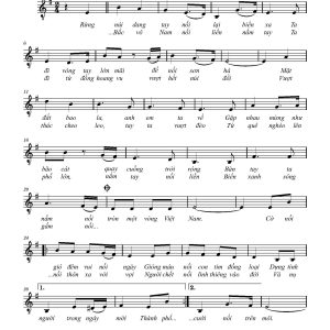 Nối Vòng Tay Lớn Sheet Piano Dễ Đánh Hay Nhất
