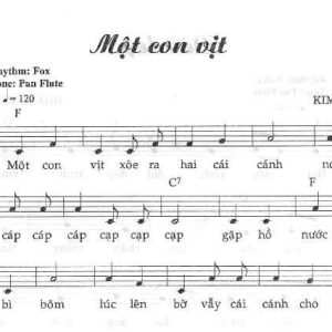 Nốt nhạc bài 1 Con Vịt cho người mới
