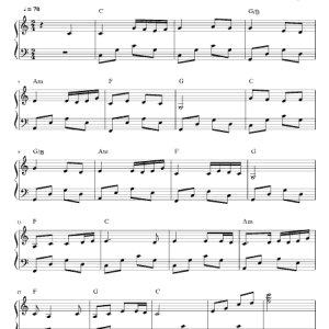 Piano Bèo Dạt Mây Trôi Dễ Chơi Đầy Đủ Nốt