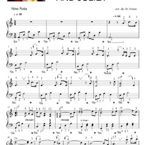 Piano Romeo And Juliet Sheet Hay Dễ Chơi