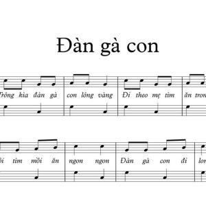 Sheet Piano Nhạc Việt Đơn Giản dễ học