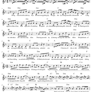 Sóng Gió Piano Sheet – Bản Nhạc Piano Dễ Chơi